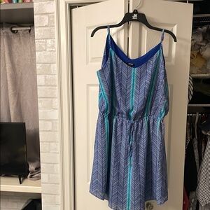 Apt. 9 Blue and Green Striped Dress